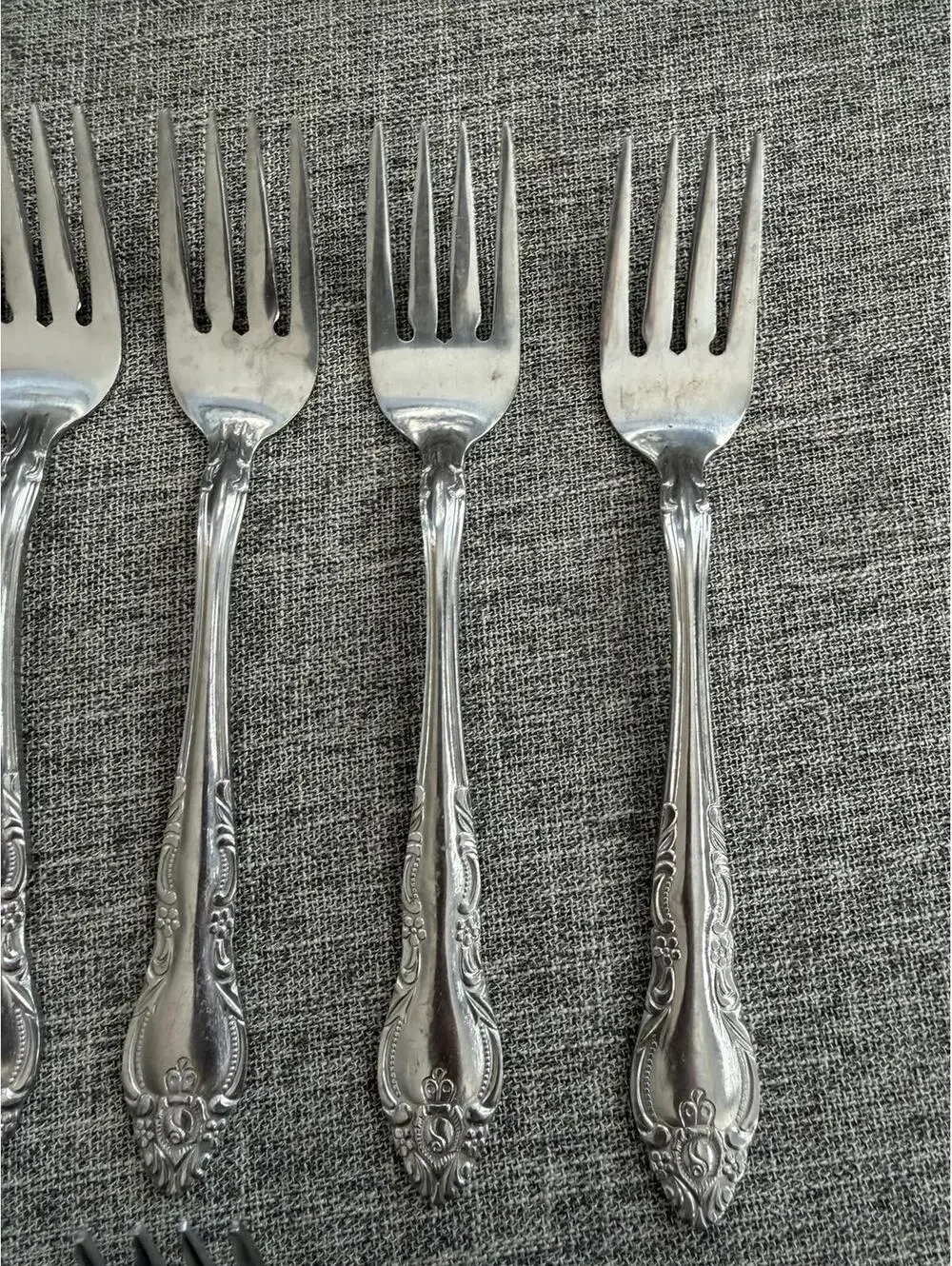 Oneida Northland Stainless Steel Malmaison Salad Fork Set Of 12